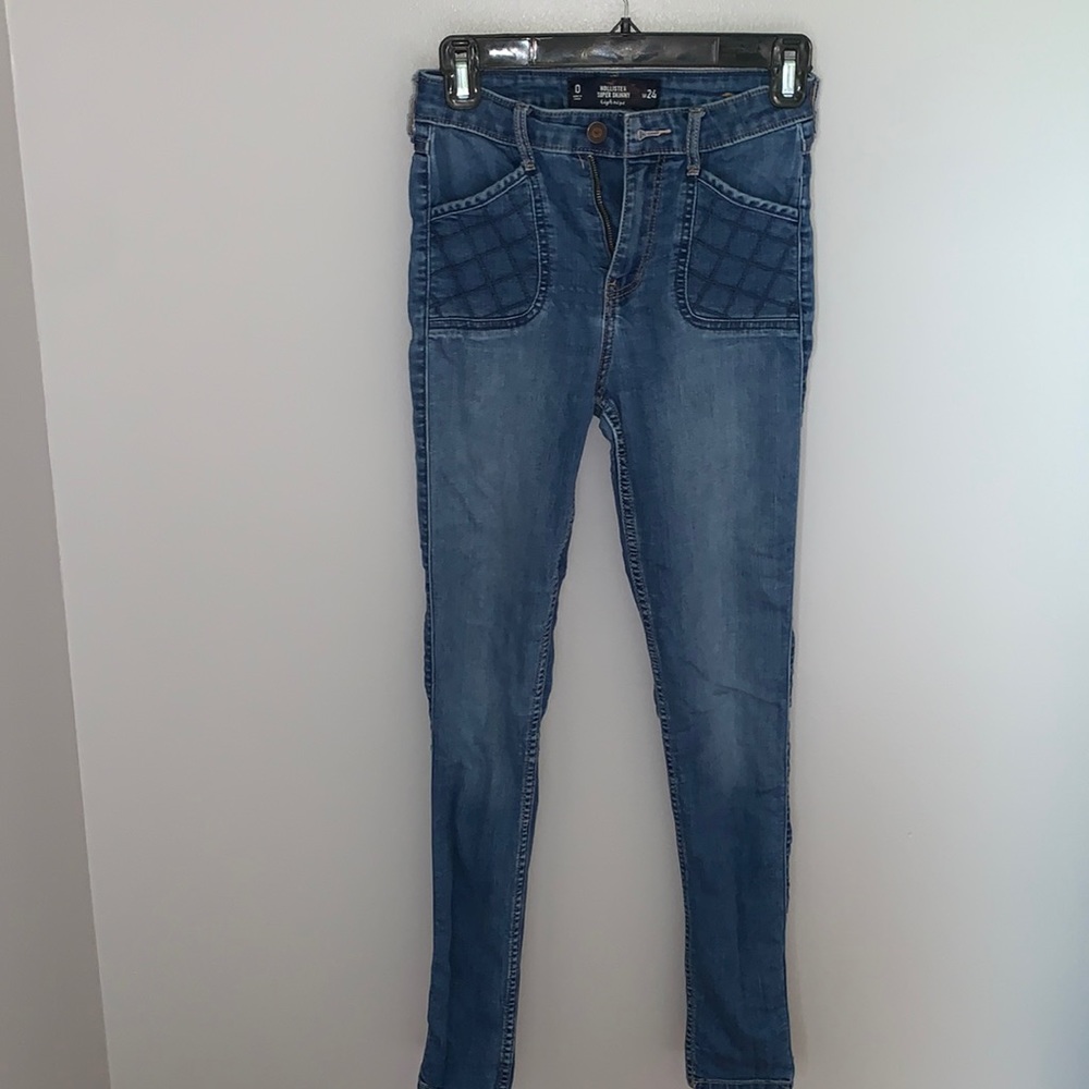 Hollister super skinny high waisted jeans
